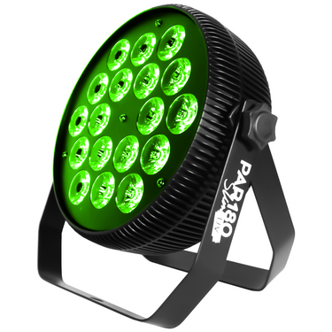 Par Led Superbright Par180 Slim Uv 18x10 Rgbwuv Interior Con 8 Piezas